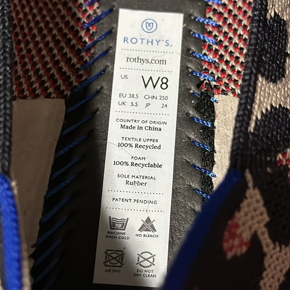 Rothy’s The Flat Round Red Cat Leopard Animal Pri… - image 8